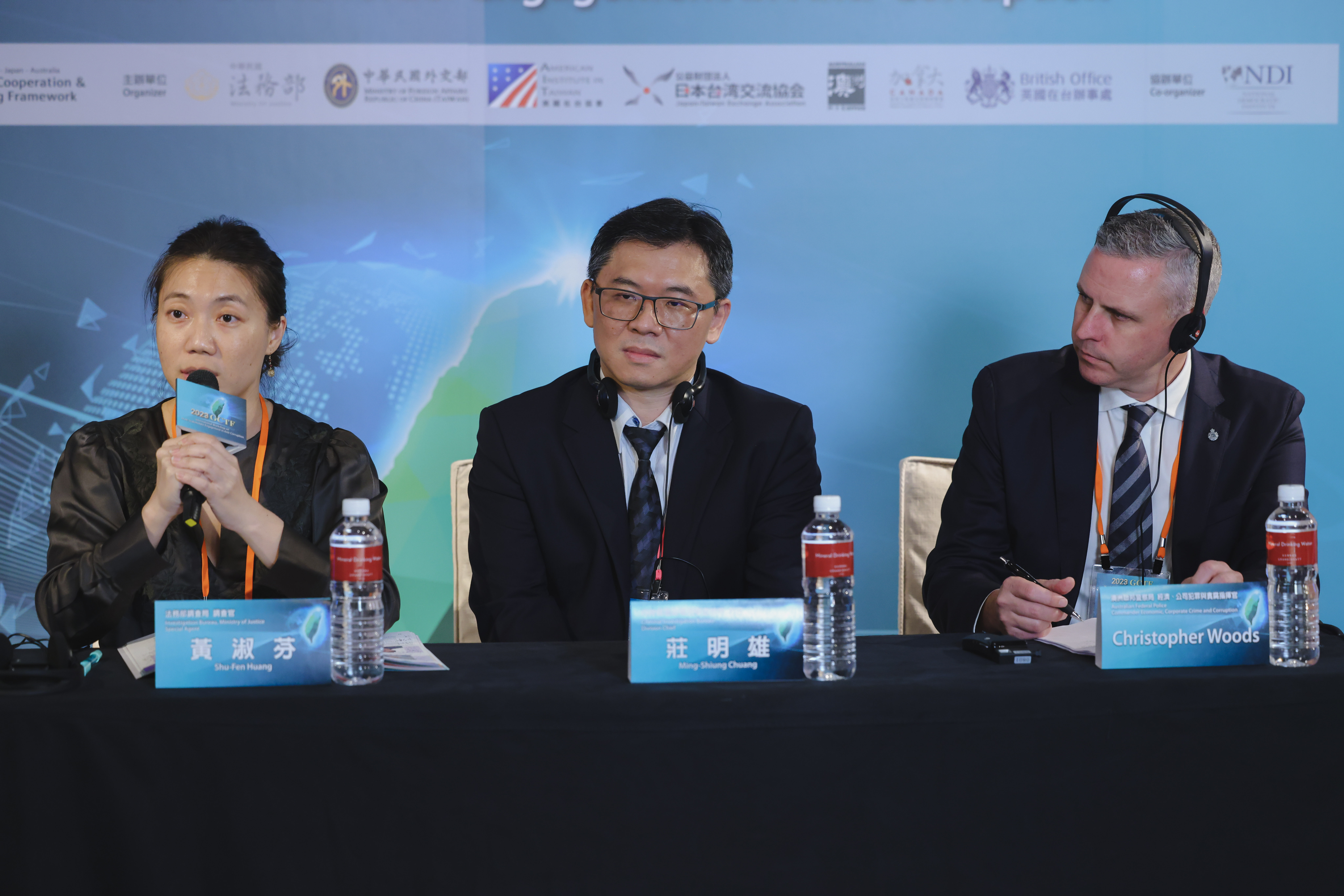 GCTF Session Four Workshop A (From Left to Right Shu-Fen Huang, Ming-Shiung Chuang, and Christopher Woods)