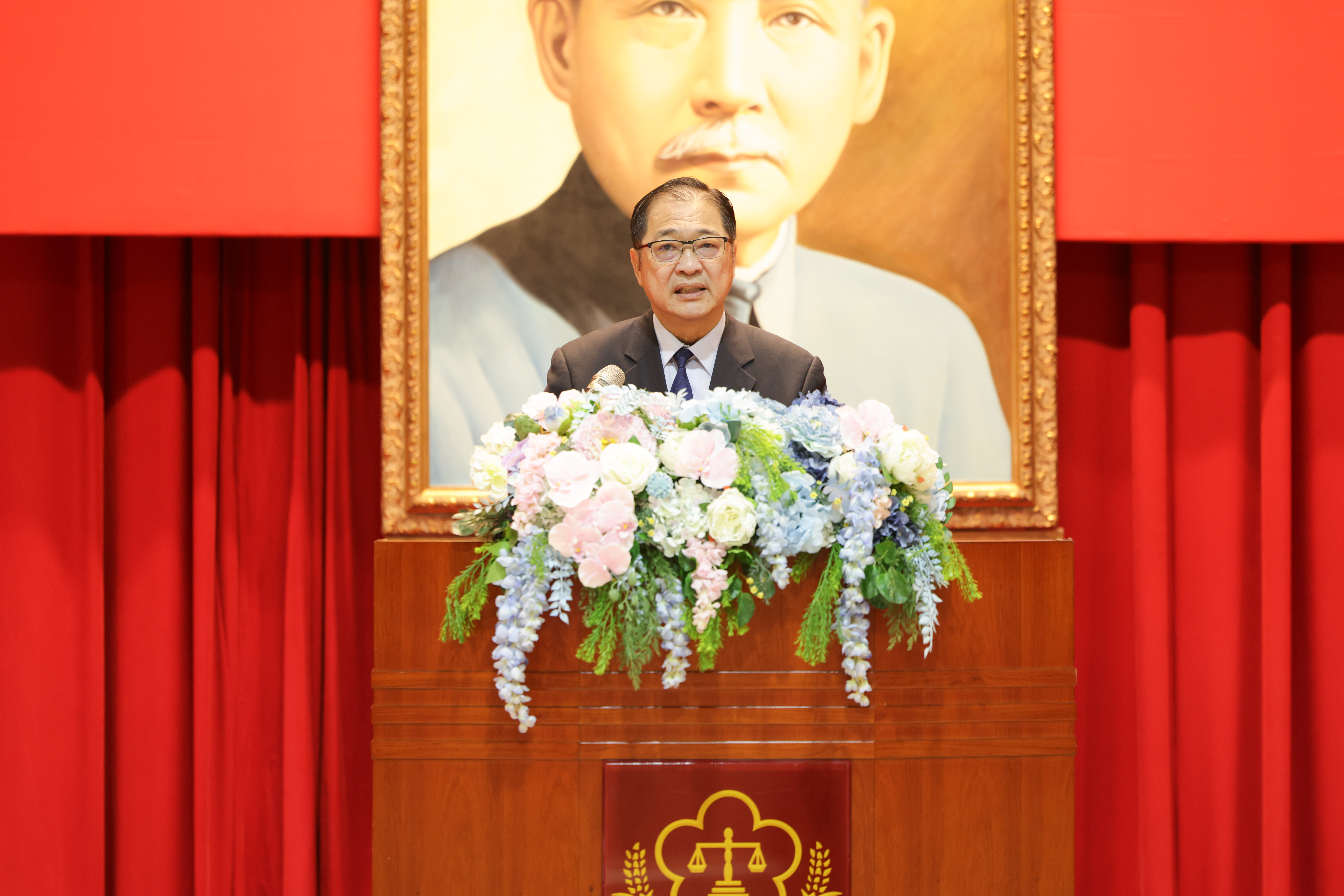 Minister of Justice Cheng Ming-Chien Delievers Encouraging Remarks