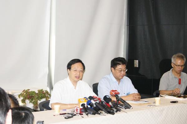 “The Integrity Conference”, held at July 7, 2012. The Vice Premier of Executive Yuan held a press conference.