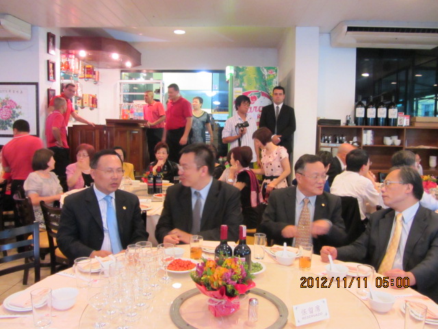 The Luncheon of the inaugural ceremony of the 8th president and council members of World Federation of Chinese Traders Alumni in Sao Paulo, Brazil.